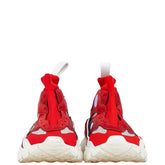 ヴァレンチノ ハイカットスニーカー サイズ:23 レッド ナイロン レザー レディース Valentino 【中古】